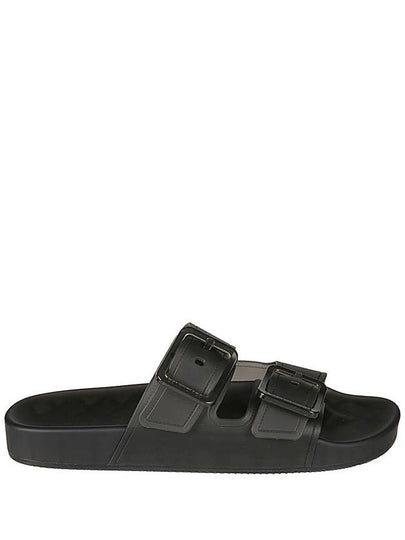 Mallorca Clear Rubber Slippers Black - BALENCIAGA - BALAAN 2