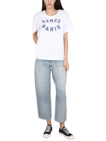 23 fw T-Shirt WITH Logo FD62TS0654SO02 B0040373805 - KENZO - BALAAN 1