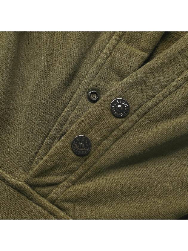 Garment Dyed Hoodie Khaki - STONE ISLAND - BALAAN 5