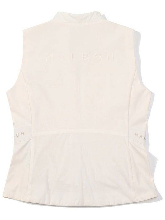 Light weight padded vest IVORY WOMAN - MALBON GOLF - BALAAN 2