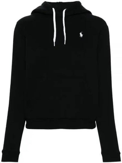 Embroidery Logo Hoodie Black - POLO RALPH LAUREN - BALAAN 2