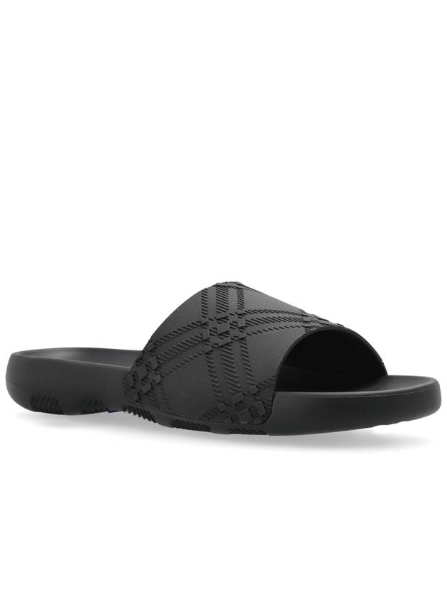 Burberry Rubber Slides ‘Dive’, Women's, Black - BURBERRY - BALAAN 4