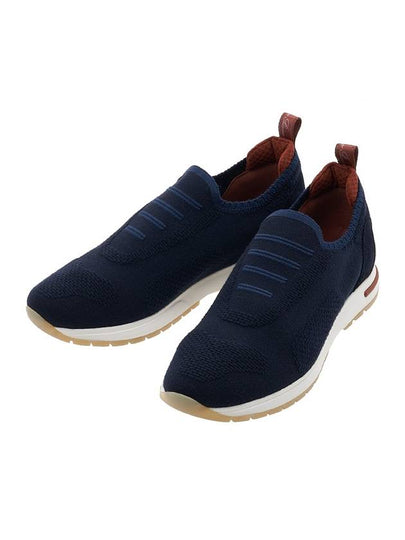 360 LP Flexy Low Top Sneakers Navy - LORO PIANA - BALAAN 2