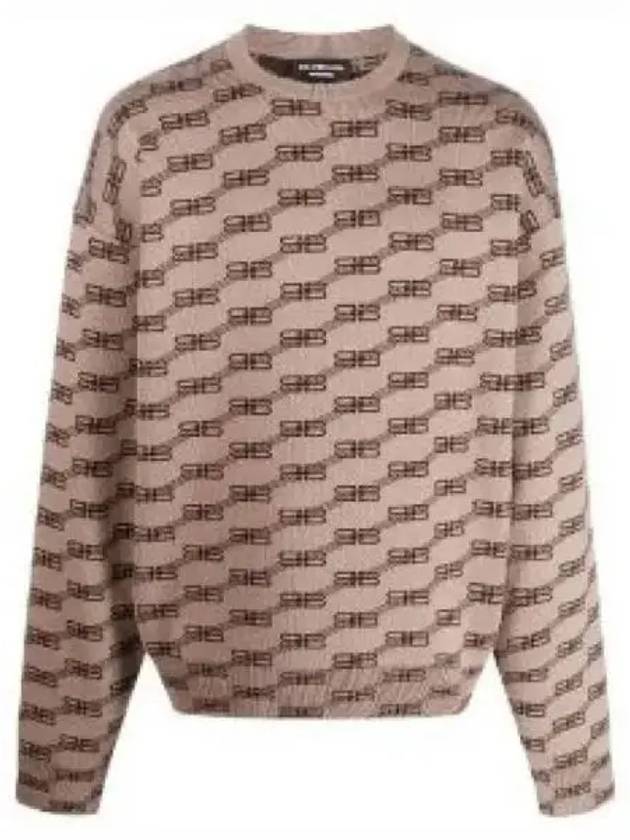 BB Monogram Sweatshirt Brown - BALENCIAGA - BALAAN 2