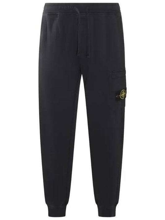 Stretch Cotton Tela Paracadute Cargo Straight Pants Black - STONE ISLAND - BALAAN 2