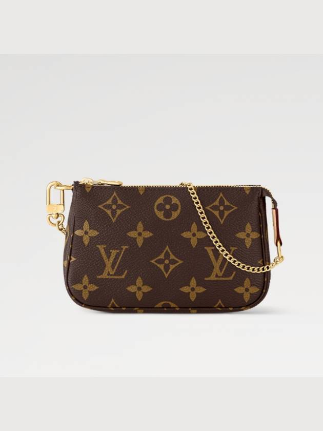 Monogram Mini Pochette Shoulder Bag Brown - LOUIS VUITTON - BALAAN 4