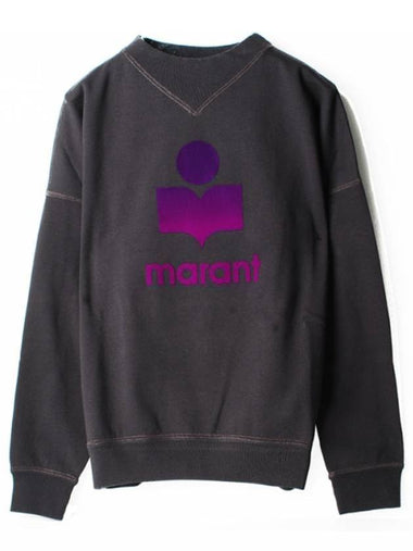 Melvis Omber Big Logo Sweatshirt Faded Night - ISABEL MARANT - BALAAN 1