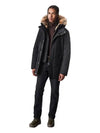 Edward Natural Fur Hooded Down Parka Black - MACKAGE - BALAAN 5