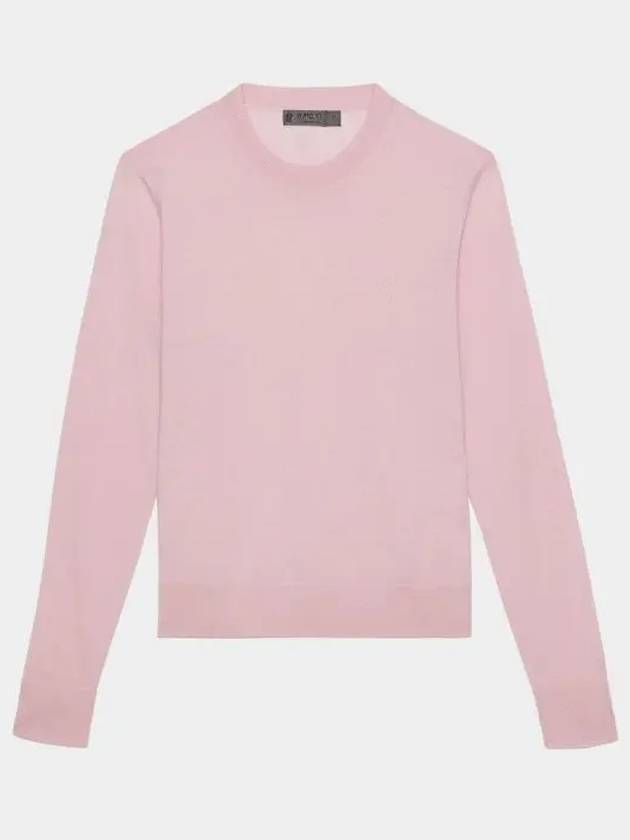 Talk Buddy To Me Crew Neck Merino Wool Knit Top Pink - G/FORE - BALAAN 2