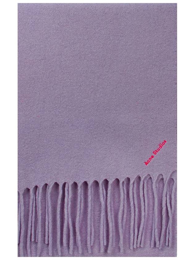 boiled wool muffler CA0025 LAVENDER PUPPLE ANA025pr - ACNE STUDIOS - BALAAN 1