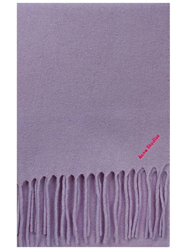 boiled wool muffler CA0025 LAVENDER PUPPLE ANA025pr - ACNE STUDIOS - BALAAN 1