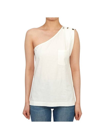 Women's sleeveless t-shirt 2EVB08 V13064 003 - VANESSA BRUNO - BALAAN 1