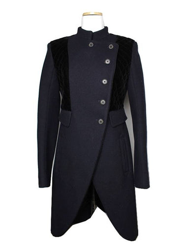 Marc by Jacobs Midnight Blue Wool Blend Coat 44 55 - MARC JACOBS - BALAAN 1