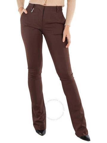 Alyx Dark Brown Straight Leg Formal Tailored Trouser, Brand Size 38 (US Size 4) - 1017 ALYX 9SM - BALAAN 1