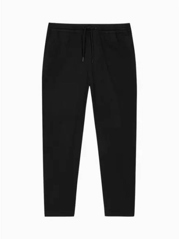 Jeans Essential Slim Drawcord Chino Track Pants Black - CALVIN KLEIN - BALAAN 2