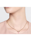 Petite CD Necklace Pink - DIOR - BALAAN 4