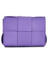 Intrecciato Cassette Small Cross Bag Purple - BOTTEGA VENETA - BALAAN 2