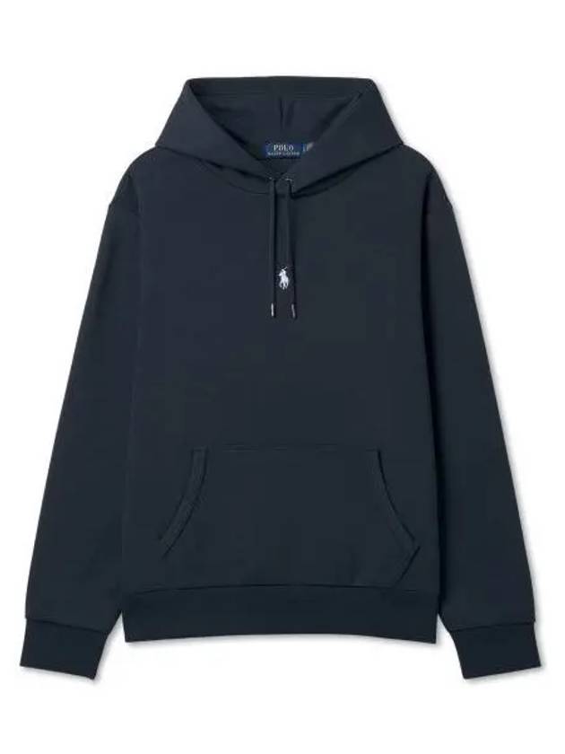 double knit hoodie navy - POLO RALPH LAUREN - BALAAN 2