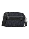 Dior Safari Oblique Strap Cross Bag Black - DIOR - BALAAN 1