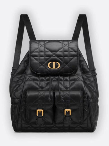 Dior Caro Medium Backpack Black M6301UNOZ M900 - CELINE - BALAAN 1