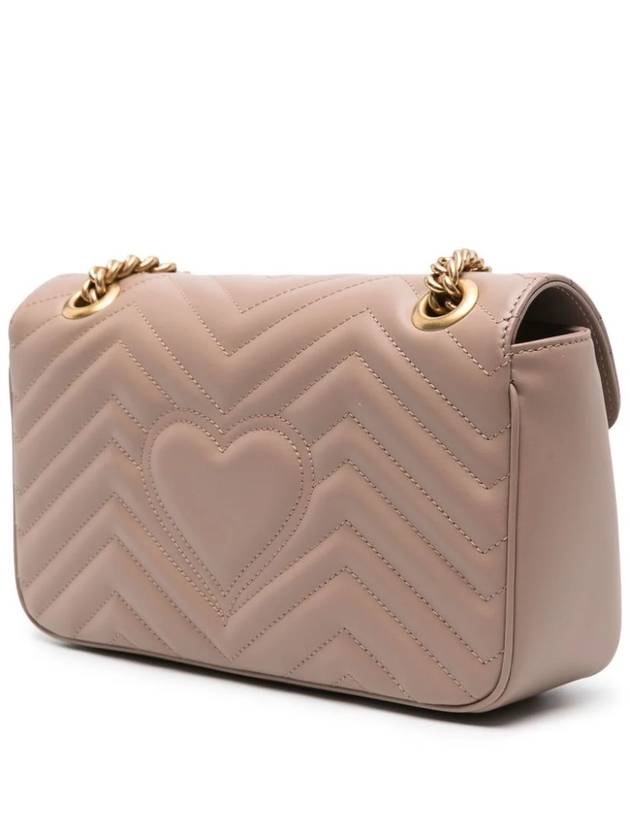 GG Marmont Matelasse Small Shoulder Bag Pink - GUCCI - BALAAN 4