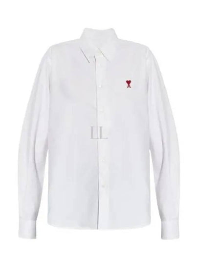 De Coech Long Sleeve Shirt White - AMI - BALAAN 2