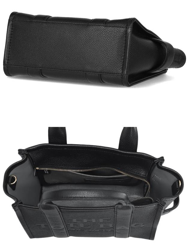 Small Leather Tote Bag Black - MARC JACOBS - BALAAN 6