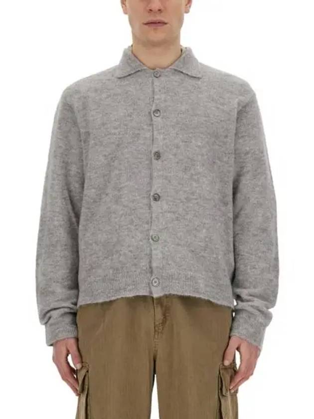 Evening Polo Cardigan Dust Melange - OUR LEGACY - BALAAN 3