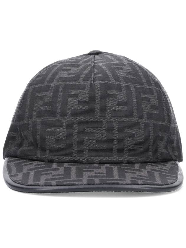 FF Monogram Ball Cap Black - FENDI - BALAAN 2