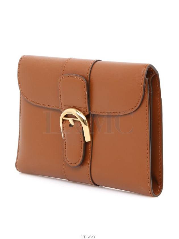 Briand compact wallet caprede gold buckle - DELVAUX - BALAAN 2