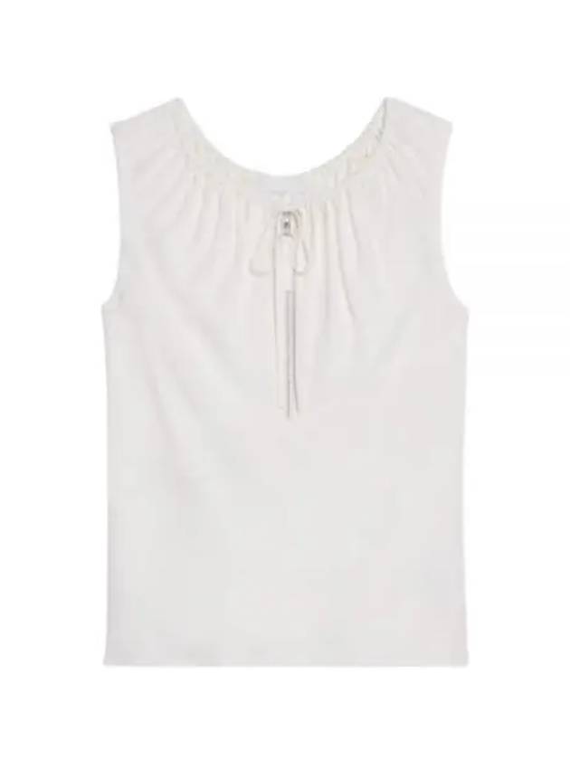 Drawstring Sleeveless Ivory - HELMUT LANG - BALAAN 1