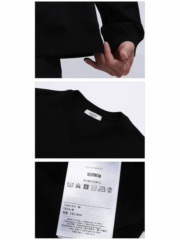 VLTN Logo Sweatshirt RV3MF02D XCQ 0NO - VALENTINO - BALAAN 5