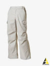 Women s Woven Wide Cargo Pants 16 Light Gray - NEW BALANCE - BALAAN 1