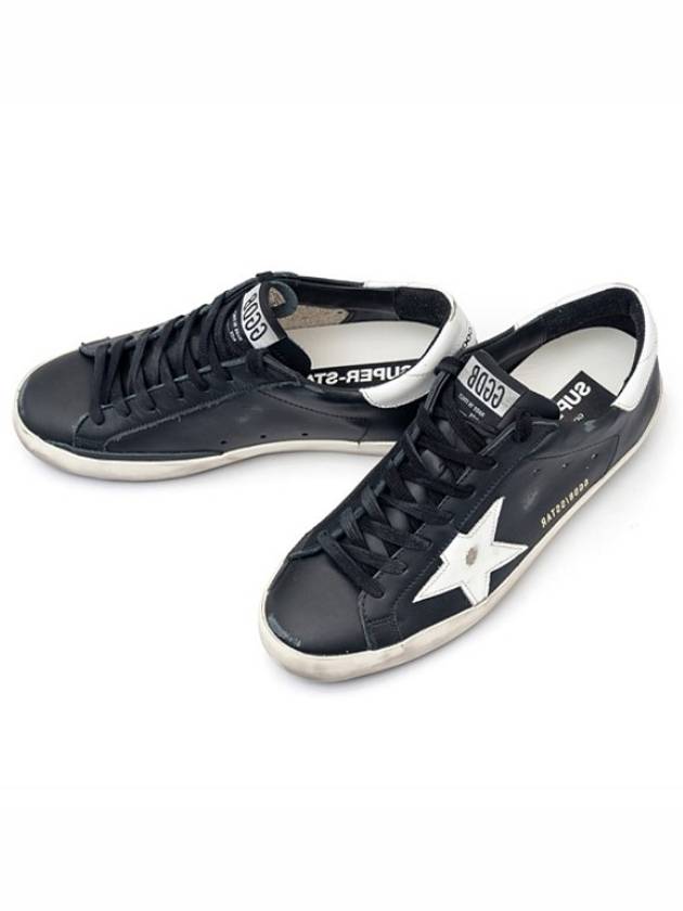 Superstar White Tab Sneakers Black - GOLDEN GOOSE - BALAAN 4