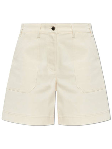 Moncler Shorts With Pockets, Women's, Cream - MONCLER - BALAAN 1