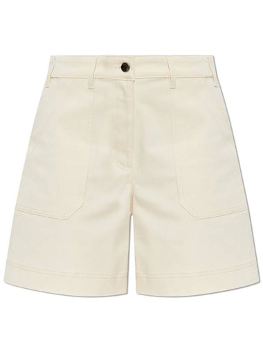 Moncler Shorts With Pockets, Women's, Cream - MONCLER - BALAAN 1