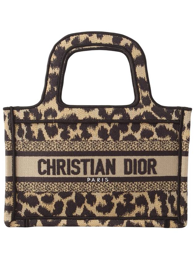 S5475ZRHM Leopard Mini Book Tote Bag 34280Y - DIOR - BALAAN 1