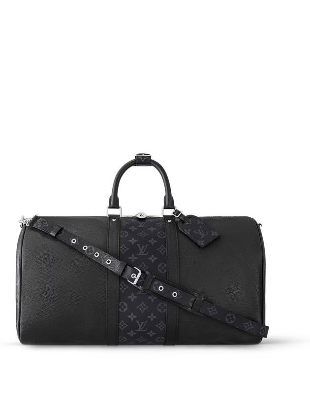 Keepall Bandoulier 50 Duffel Bag Black - LOUIS VUITTON - BALAAN 2