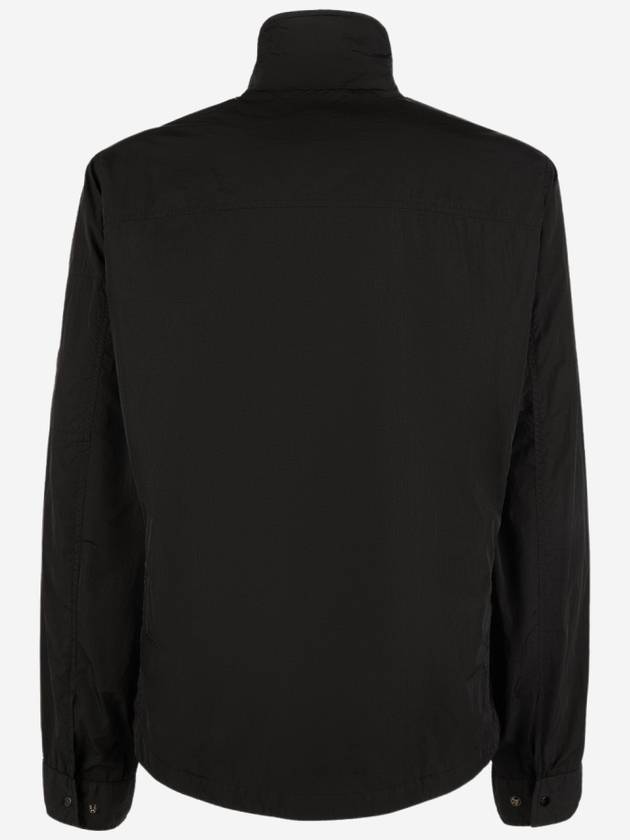 Chrome R Lens Wappen Overshirt Zip-Up Jacket Black - CP COMPANY - BALAAN 3