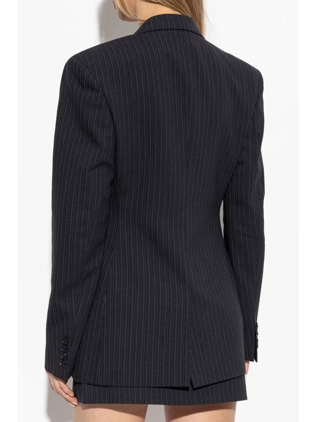 Acne Studios Double-breasted Blazer, Women's, Black - ACNE STUDIOS - BALAAN 4