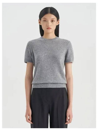 Women s Feather Cashmere Basic T Shirt Gray Domestic Product GM0024081381660 - THEORY - BALAAN 1