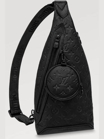 Duo Monogram Calfskin Sling Bag Black - LOUIS VUITTON - BALAAN 2