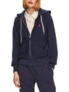 Embroidered Logo Zip Up Hoodie Navy - POLO RALPH LAUREN - BALAAN 2