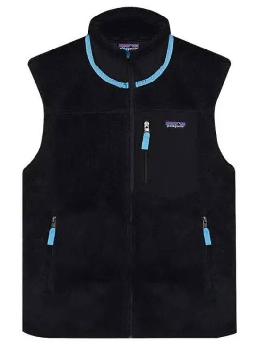 Classic Retro x Fleece Vest Peach Blue - PATAGONIA - BALAAN.