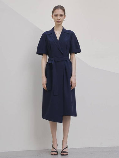 CLOUD OPEN DRESS NAVY - DEFEMME - BALAAN 1