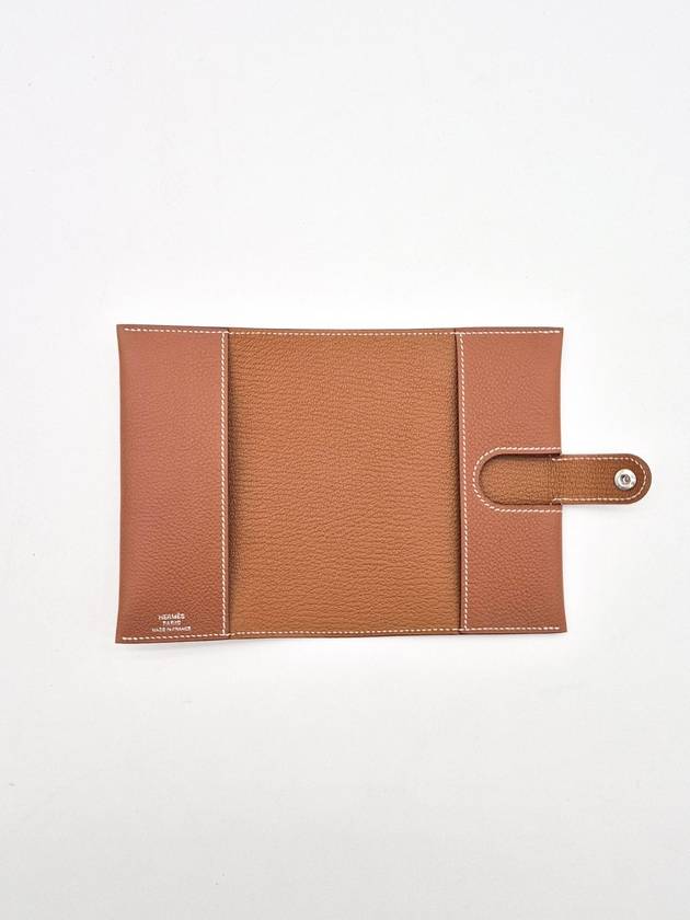 R.M.S Passport Holder Evercolor & Palladium Gold - HERMES - BALAAN 4