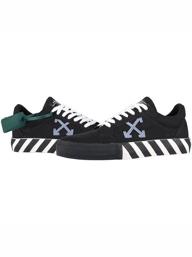 Vulcanised Low-Top Sneakers Black - OFF WHITE - BALAAN 3