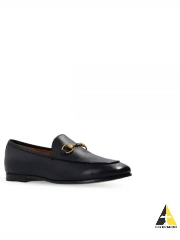 Women's Jordaan Horsebit Leather Loafers Black - GUCCI - BALAAN 2