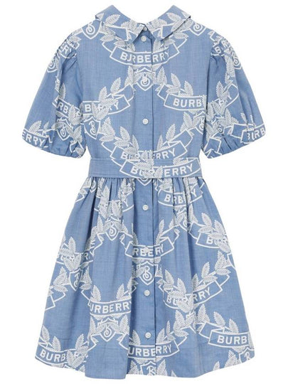 Burberry Girls Mariele Oak Leaf Crest Dress, Size 10Y - BURBERRY - BALAAN 2