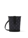 Envelope Monogram Eclipse Coated Canvas Pouch Bag Black - LOUIS VUITTON - BALAAN 2